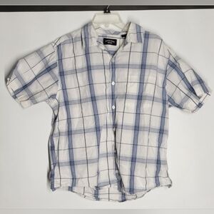 Canyon River Blues Blue and White Plaid Shirt